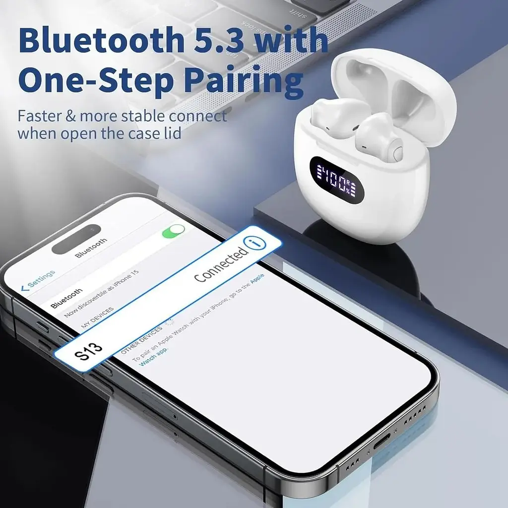 Бездротові навушники Bluetooth V5.3 HiFi Stereo - фото 5