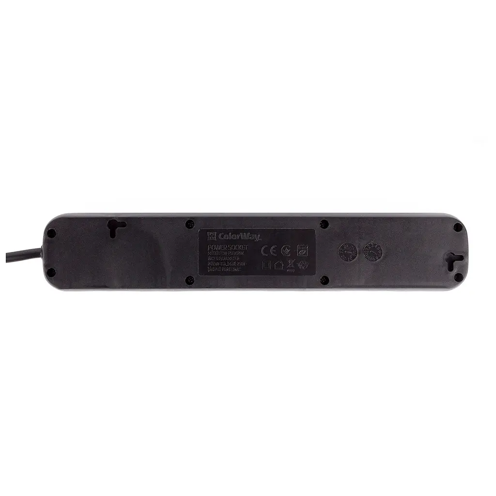 Мережевий фільтр живлення ColorWay CW-PSEA42BK /2M black (CW-PSEA42BK) - фото 2