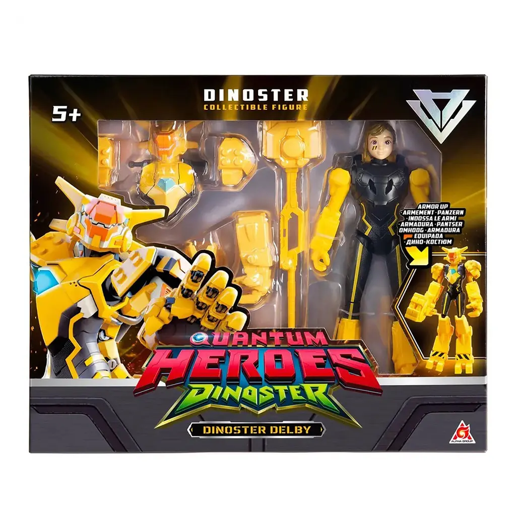 Фігурка Quantum Heroes Dinoster Делбі 20 см (EU580832) - фото 6