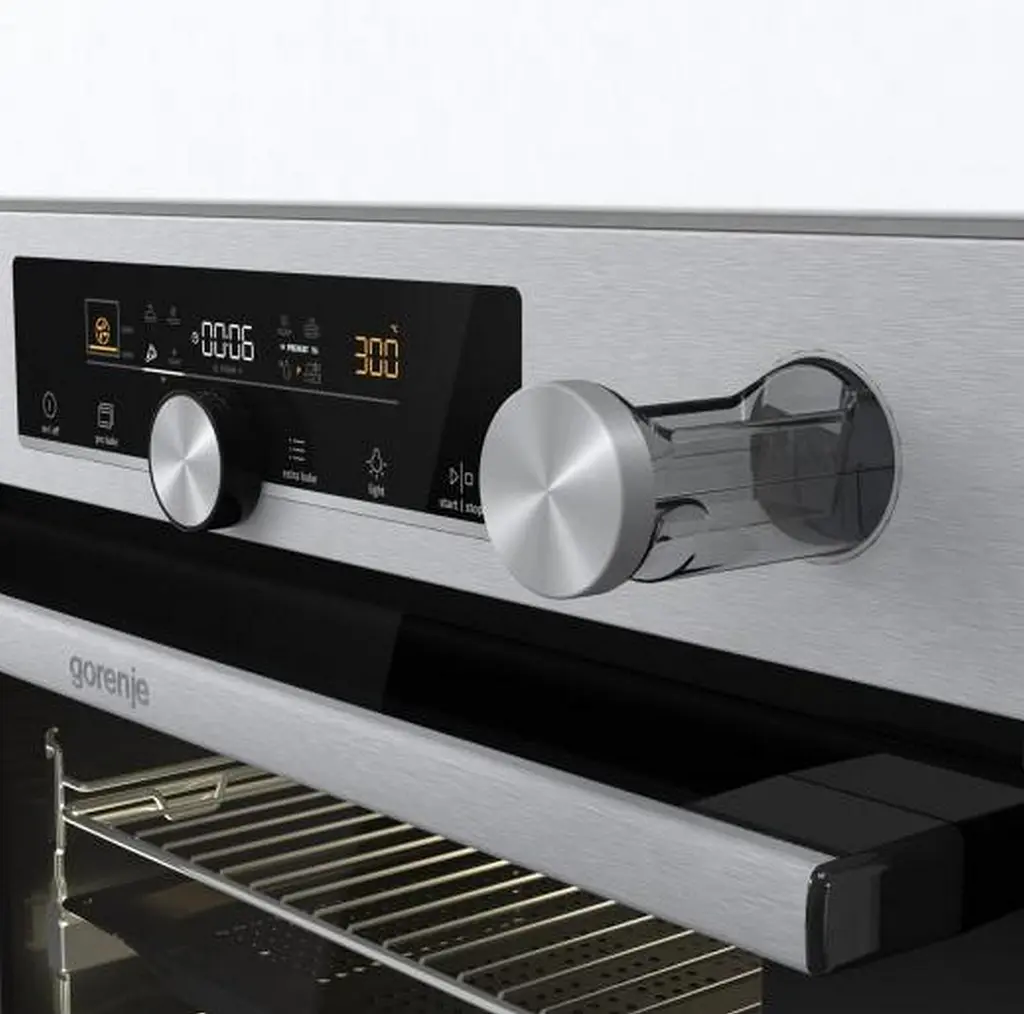 Духова шафа Gorenje електрична 77 л, A+, пара, дисплей, готування на різних рівнях, нержавіюча сталь - фото 7