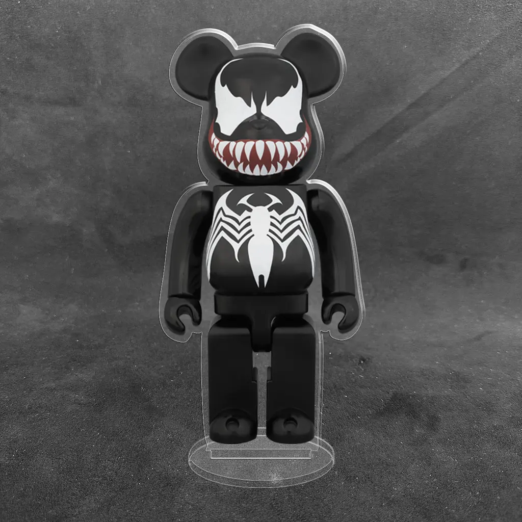 Акрилова колекційна фігурка Bearbrick Marvel Venom - фото 2