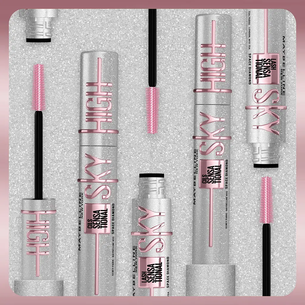 Туш-топер для вій Maybelline New York Lash Sensational Sky High Space Diamond глітерна 7.5 мл (B3534000) - фото 9