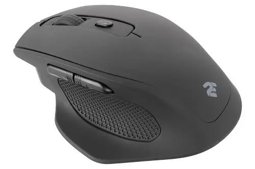 Миша 2E MF2010, чорний, бездротова, оптична, 800/1200/1600 dpi, 6 кнопок, 10 м, акумулятор (2E-MF2010WB)