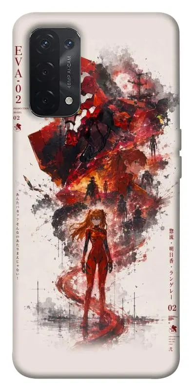 TPU чохол Demsky Red eclipse для Oppo A54 4G