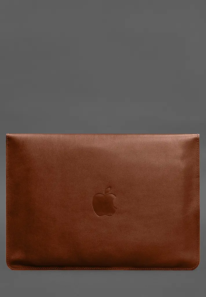 Шкіряний чохол-конверт BlankNote на магнітах для MacBook Air 15 (2023) Світло-коричневий - фото 3