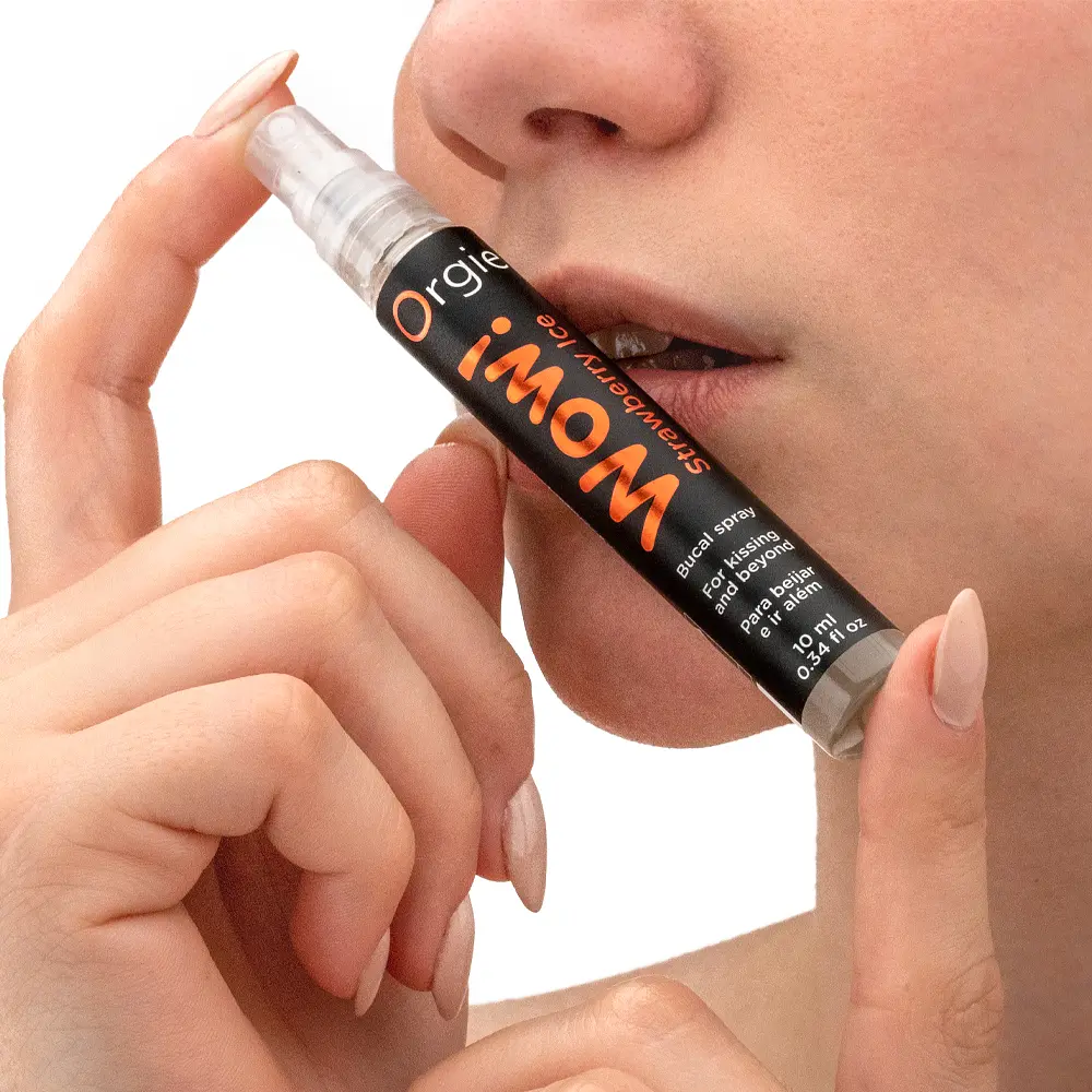 Спрей для орального сексу Orgie Wow Bucal Spray Strawberry Ice 10 мл - фото 3