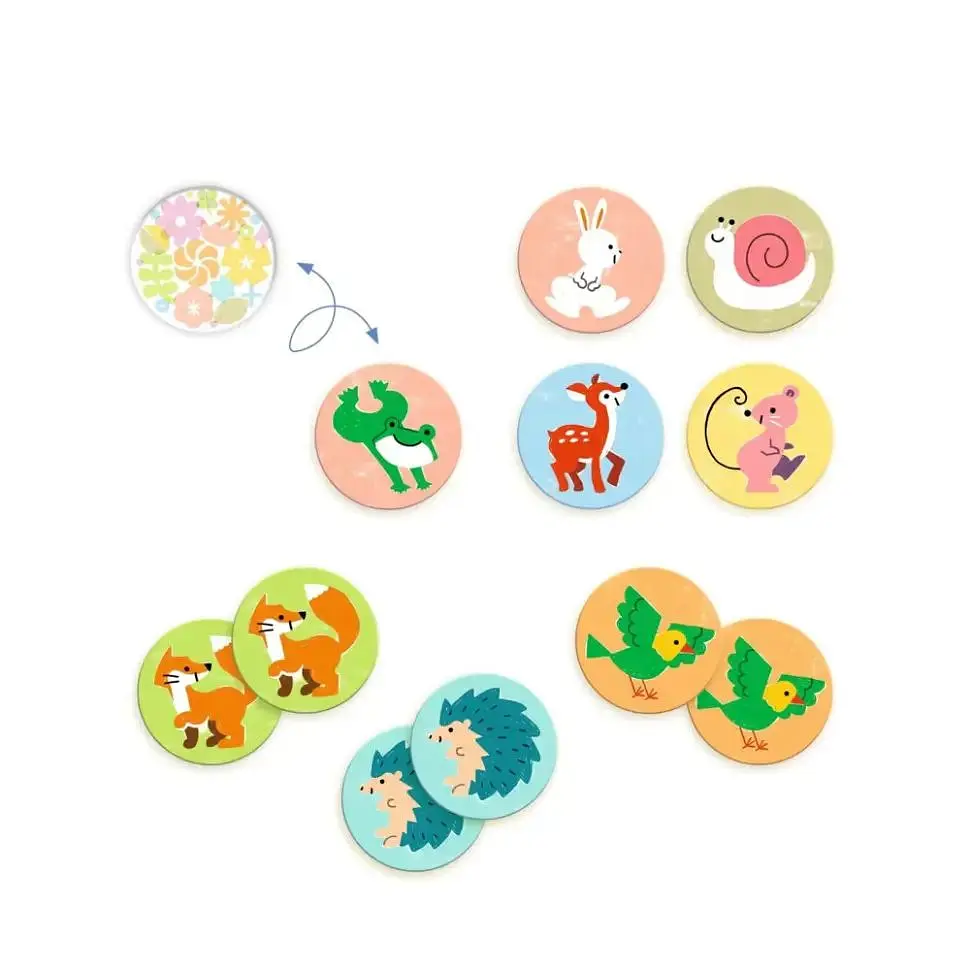 Развивающая игра Djeco Мемо Маленькие друзья (DJ08184) - фото 2