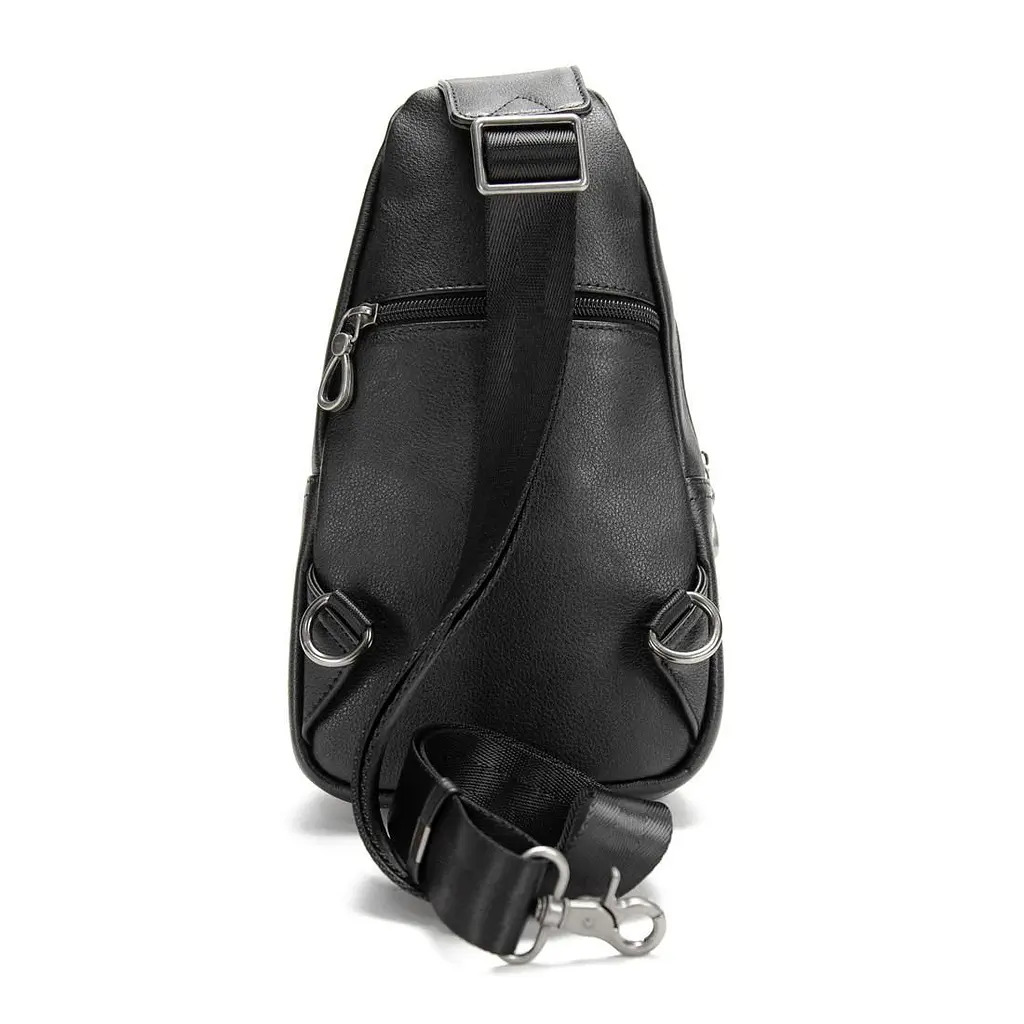 Слінг гладкий шкіряний TIDING BAG 8007A - фото 3