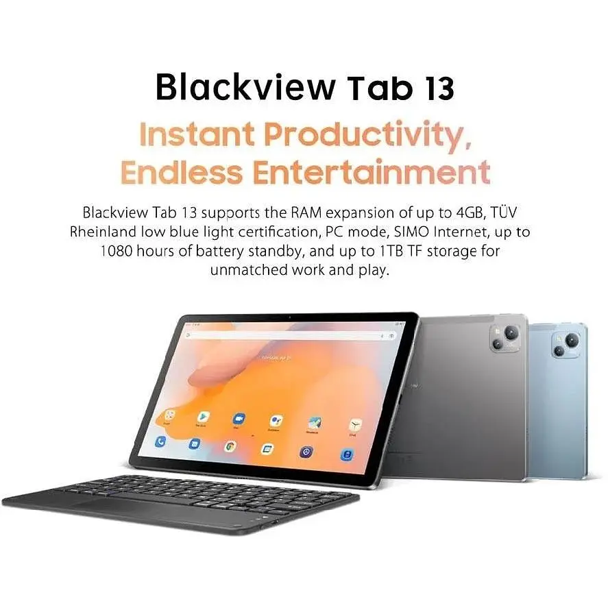 Планшет Blackview Tab 13 6/128GB + SIM карта слот LTE серый - фото 8