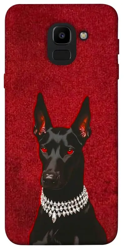 TPU чохол Demsky Premium doberman для Samsung J600F Galaxy J6 (2018)