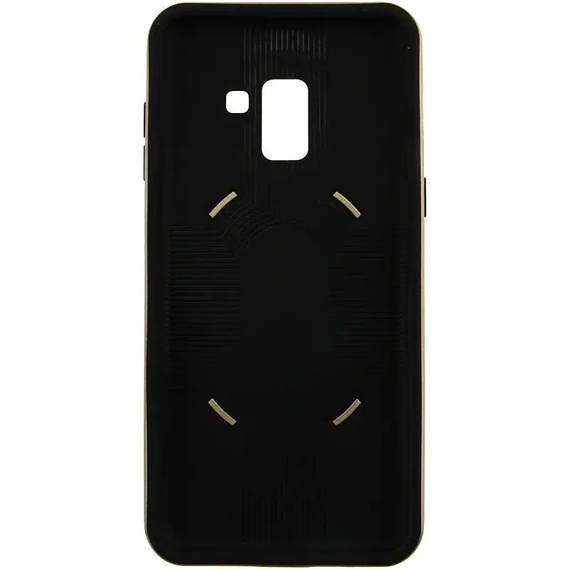 Чехол-накладка iPaky 360° Free Rotation Ring Holder case Samsung Galaxy A8 Plus A730F Gold - фото 5