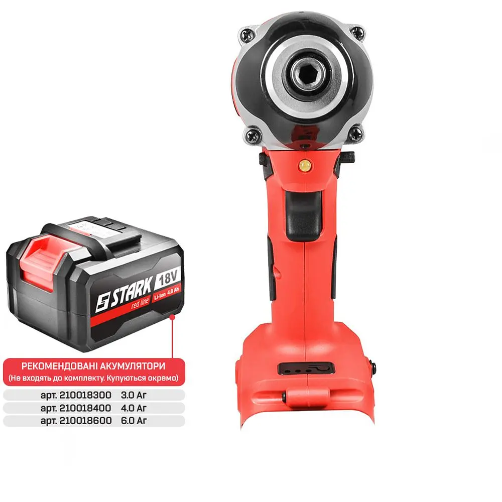 Шуруповерт аккумуляторный Stark CID-1830 B Body бесщеточный без зарядного и аккумулятора (210018210) - фото 5