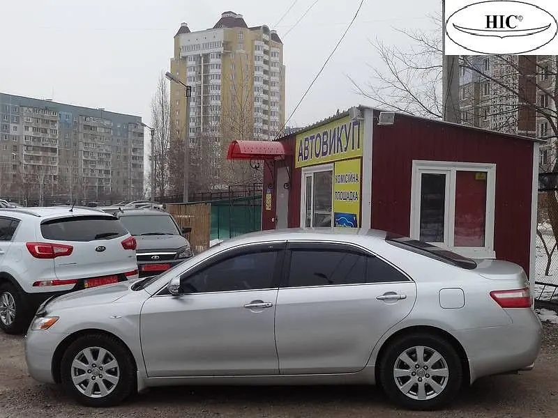 Дефлектори вікон вітровики для Toyota Camry V40 2006-2011 4дв Хром молдинг - фото 3