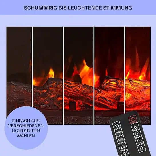 Камин электрический KLARSTEIN Studio Light & Fire 1 (10032725) - фото 4