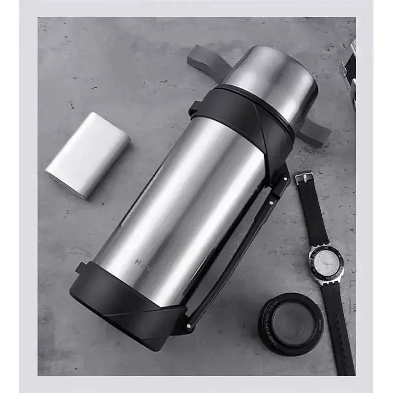 Термос вакуумний Havit HV-TM002 Silver 2.1 л (HV-TM002) - фото 4