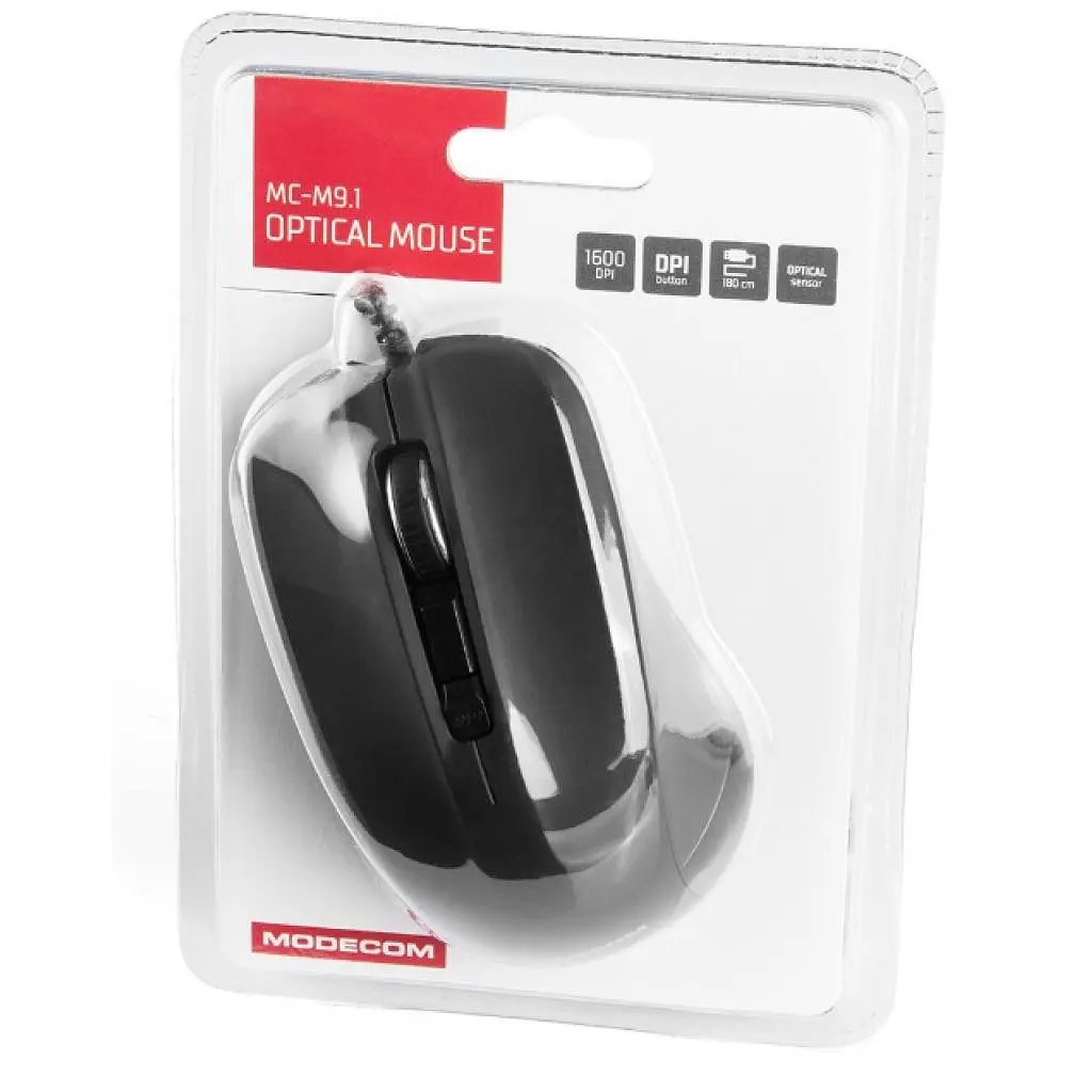 Мишка Modecom MC-M9.1 USB Black (M-MC-00M9.1-100) - фото 5