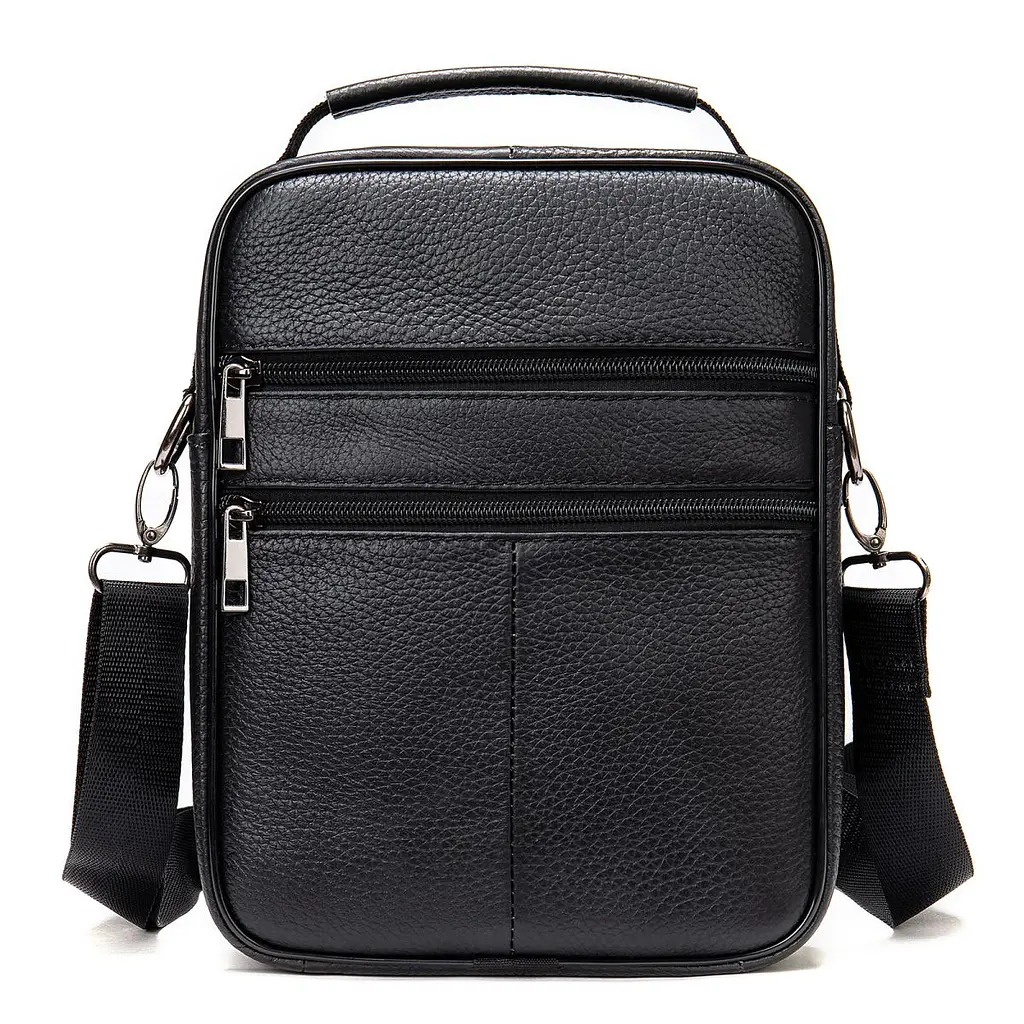 Месенджер чоловічий шкіряний 20347 Vintage чорний - фото 9