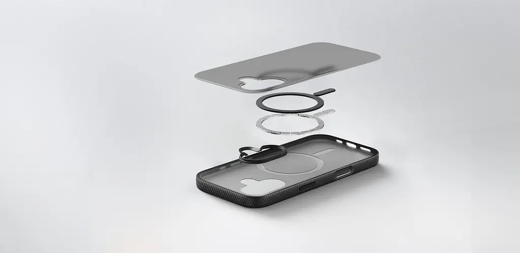 Чехол Belkin для iPhone 17, Magnetic Protective Grip, Black teh0019355 - фото 3