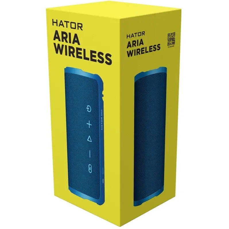 Портативна колонка Hator Wireless Aria TWS 30 Вт IPX7 Stormy Blue - фото 10