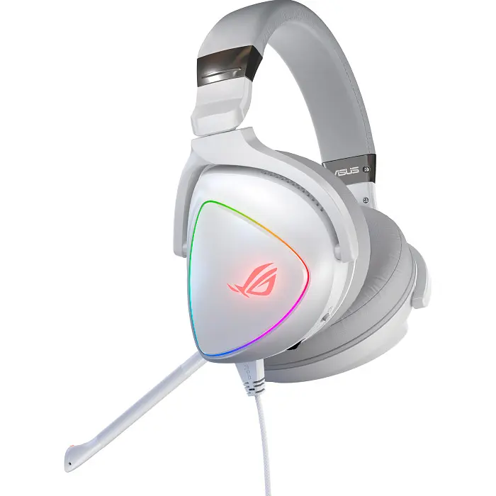 Игровые наушники Asus ROG Delta White Edition (90YH02HW-B2UA00) [104430] - фото 2