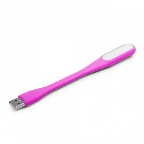 Лампа USB гнучка 1W для ноутбука чорна, світлодіодна підсвітка - фото 3