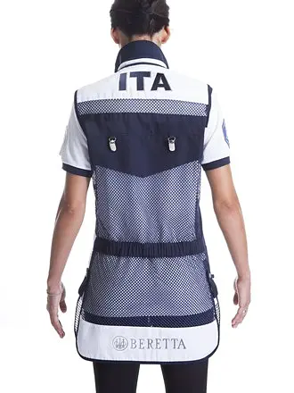 Жилет для спортивной стрельбы Beretta Uniform Pro Italia Wmn для левшей S Темно-синий - фото 2
