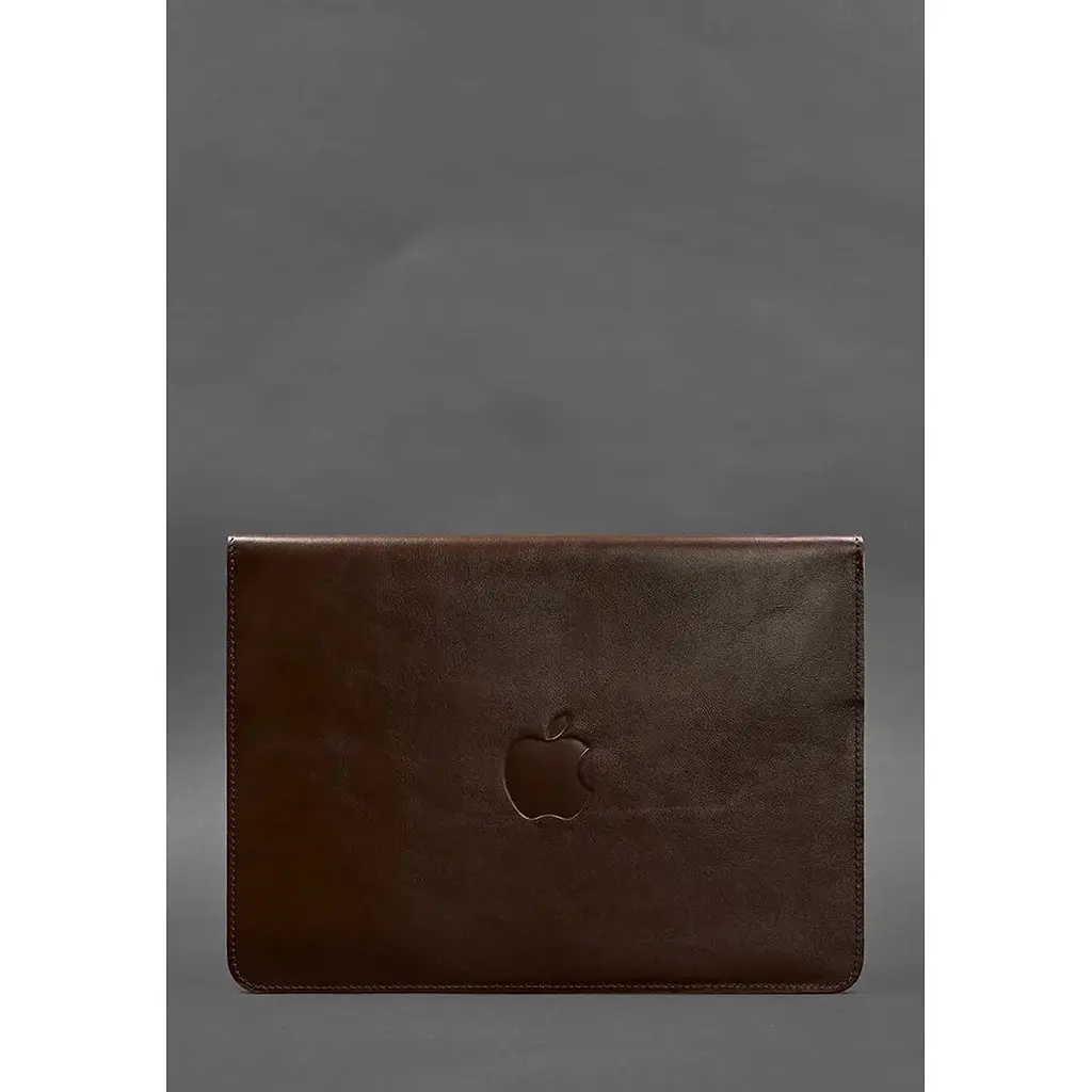 Шкіряний чохол-конверт BlankNote на магнітах для MacBook 14 Бордовий - фото 2