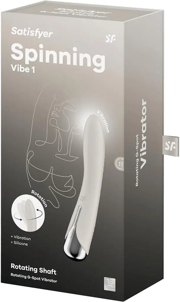 Вібратор Satisfyer Spinning Vibe 1 17.5 см білий - фото 9