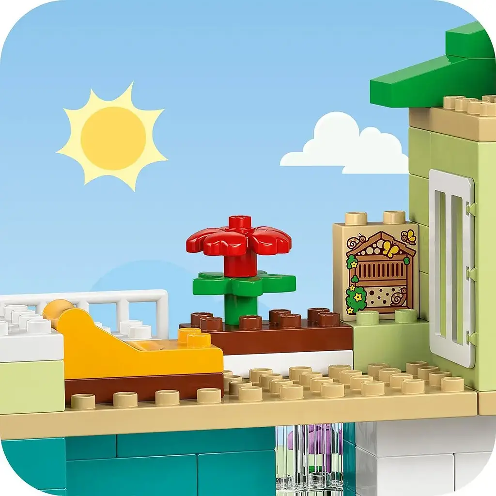 Конструктор LEGO DUPLO Town Сучасний родинний будинок із фігурками 3 в 1, 166 деталей (10470) - фото 14