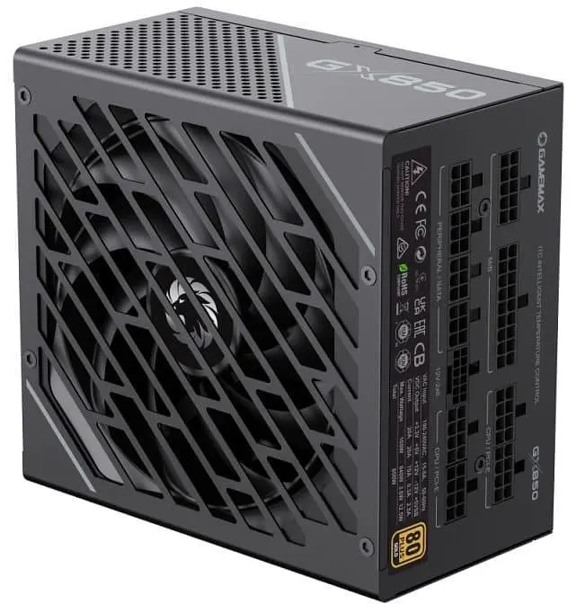 Блок живлення GameMax GX-850 PRO ATX 3.1 850W 80+ Gold (GX-850 PRO BK(ATX3.1PCIe5.1)) Black - фото 9