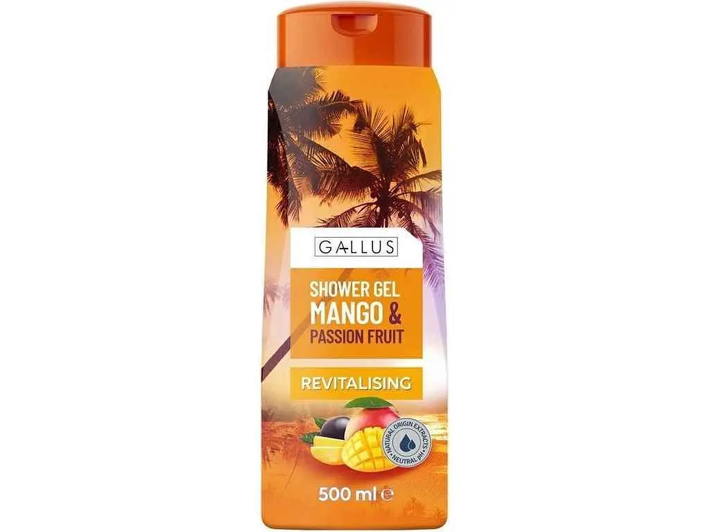 Гель для душу GALLUS 500мл чол Манго