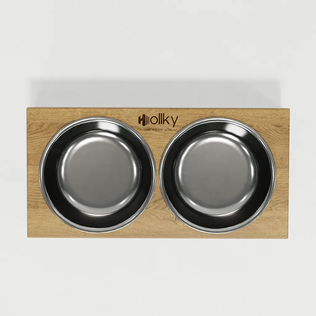 Hollky Base XS — миски на підставці для маленьких собак та котів (2 × 0,25 л) - фото 6