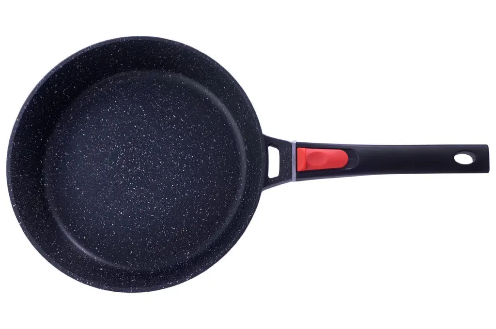 Сковорода глибока антипригарна 24 см Maestro MR-4724 Granite литий алюміній ручка, що знімається - фото 3