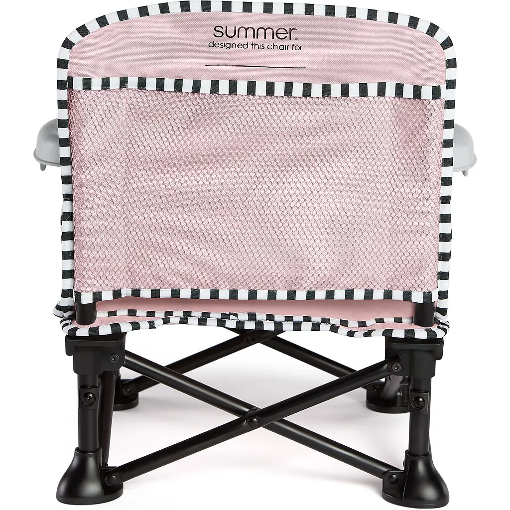 Раскладной стул-бустер Summer infant Pop'n Sit розовый (13706) - фото 5