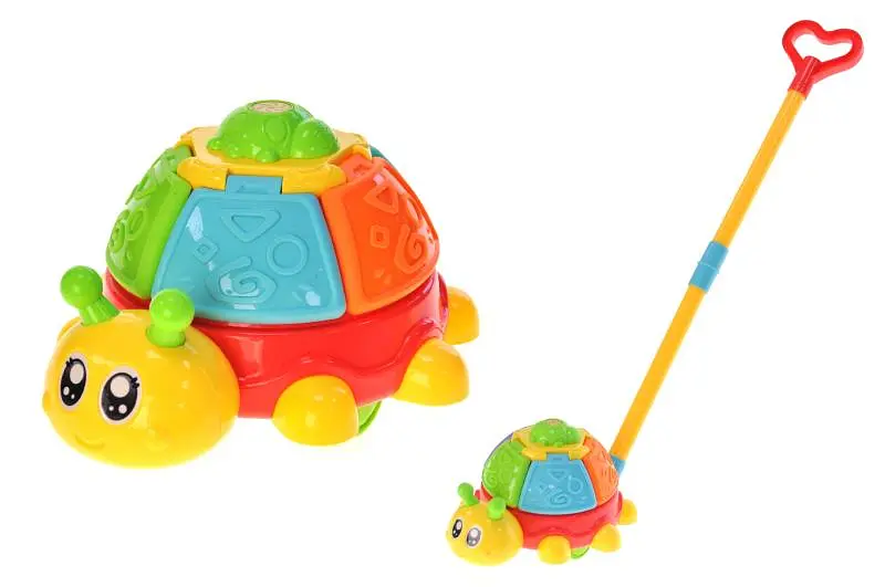 Іграшка каталка на паличці Жук A0510, в сітці р.20x16x16 см YG Toys