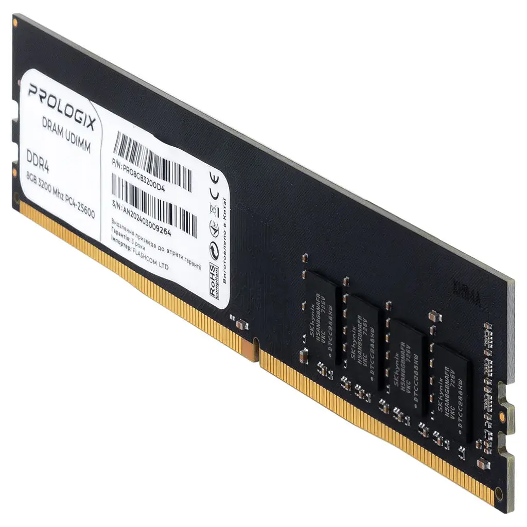 Модуль пам'яті для комп'ютера DDR4 8GB 3200 MHz Prologix (PRO8GB3200D4) - фото 3