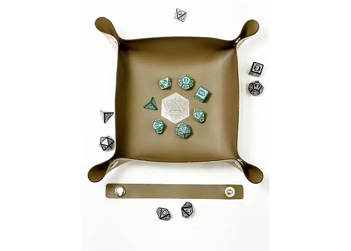 Настільна гра Планета Ігор Лоток для кубиків D20 (коричневий) (Dice tray D20 brown) (pi-dt008) - фото 9