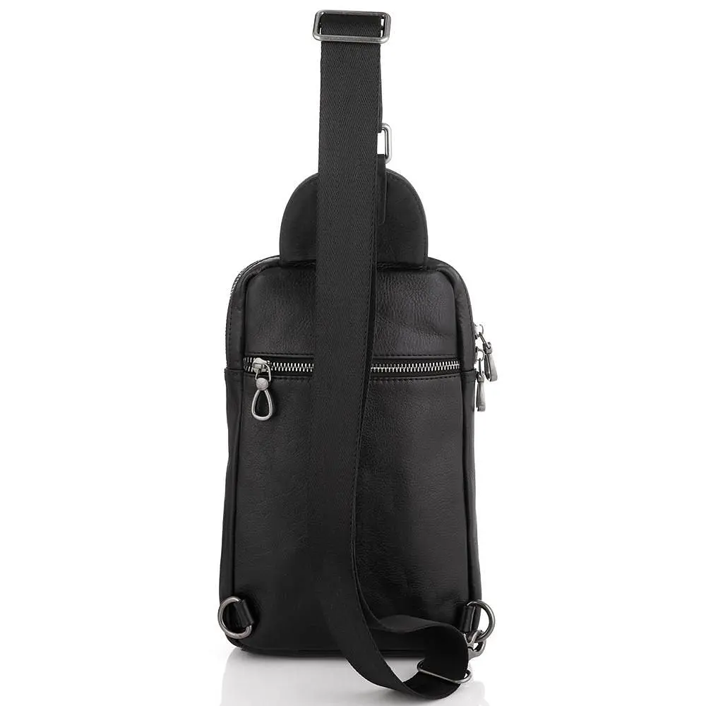 Сумка-слінг чоловіча шкіряна Tiding Bag 9801A - фото 5