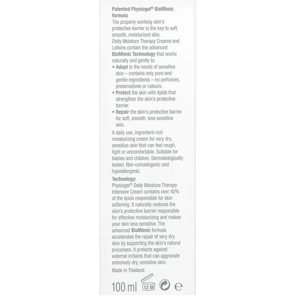 Інтенсивний зволожувальний крем Physiogel Intensive Cream для сухої та чутливої шкіри 100 мл (4997005) - фото 4