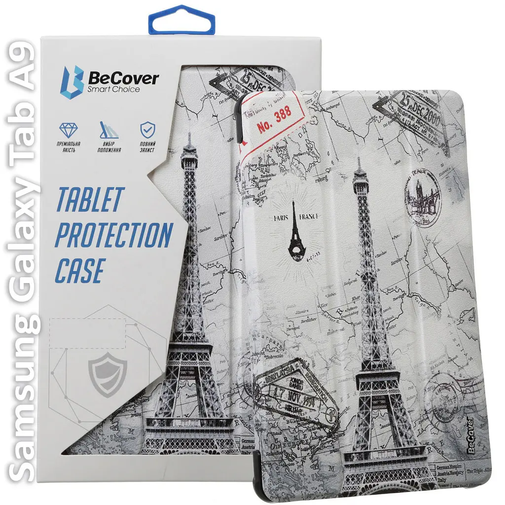 Чохол до планшета BeCover Smart Case Samsung Tab A9 SM-X115 8.7" Paris (709916) - фото 2