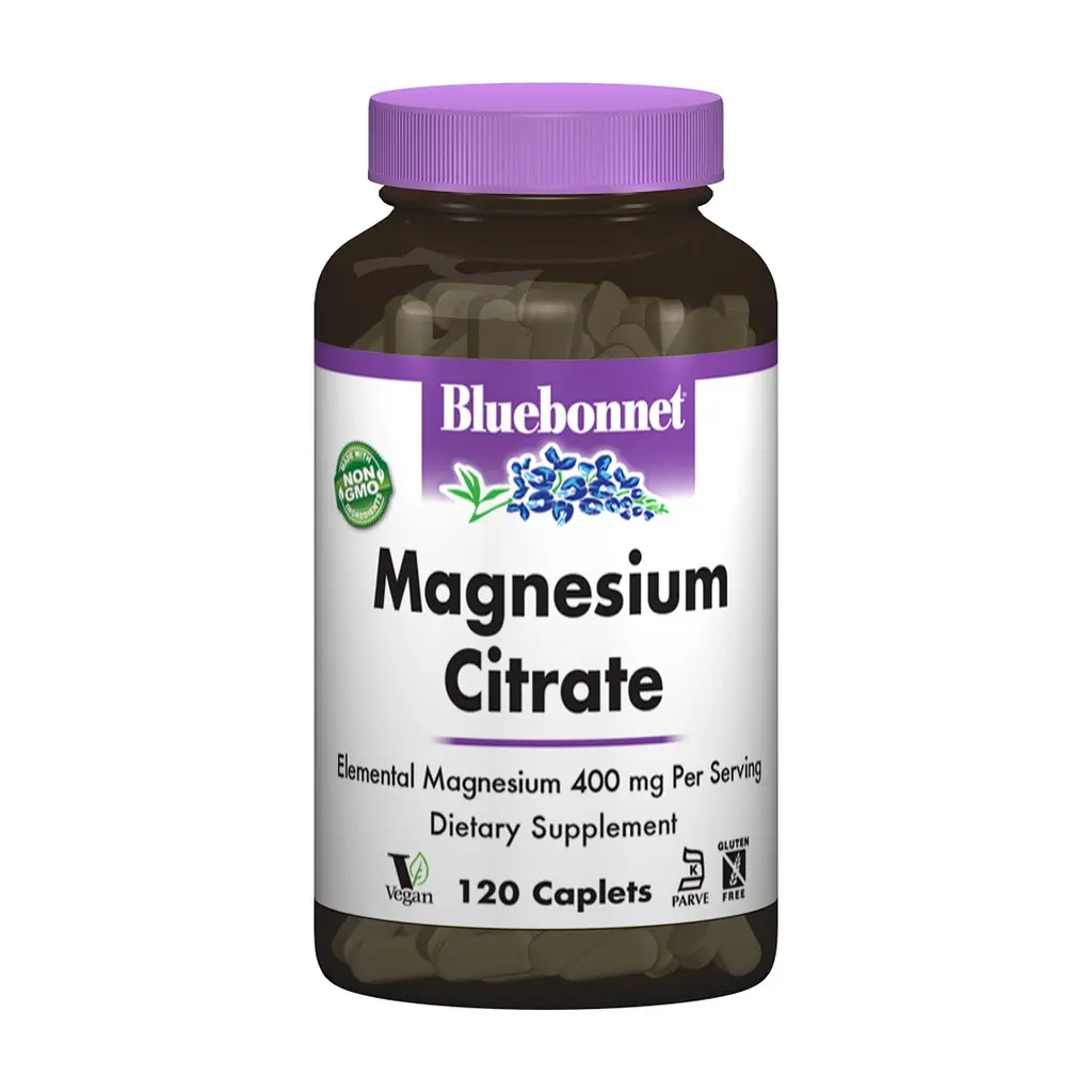 Мінерали Bluebonnet Nutrition Цитрат Магнію, 120 капсул (BLB-00731)