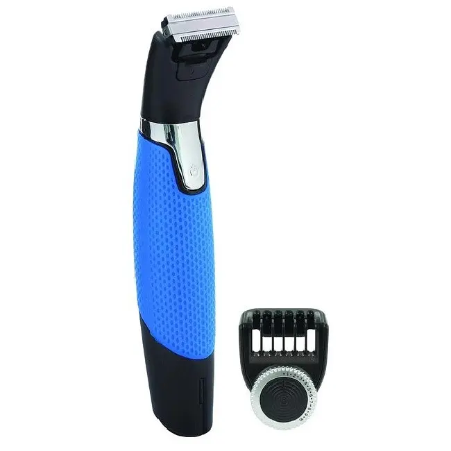 Тример для бороди та вусів акумуляторний Breetex BR-204W Blue/Black - фото 2
