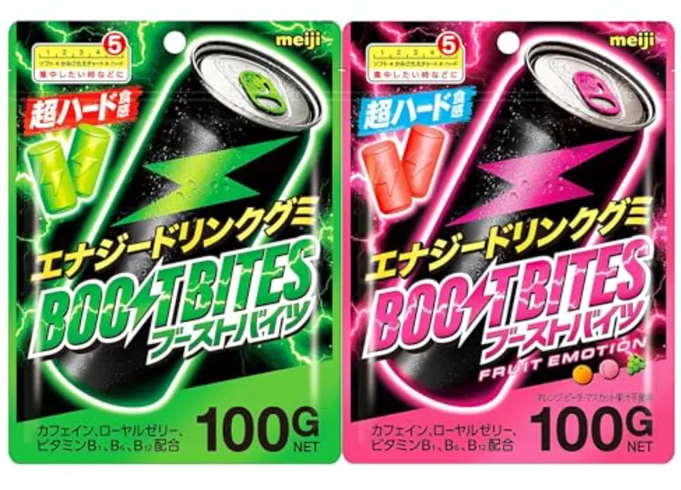 Жувальні цукерки Meiji Boost Bites Original 100г - фото 8