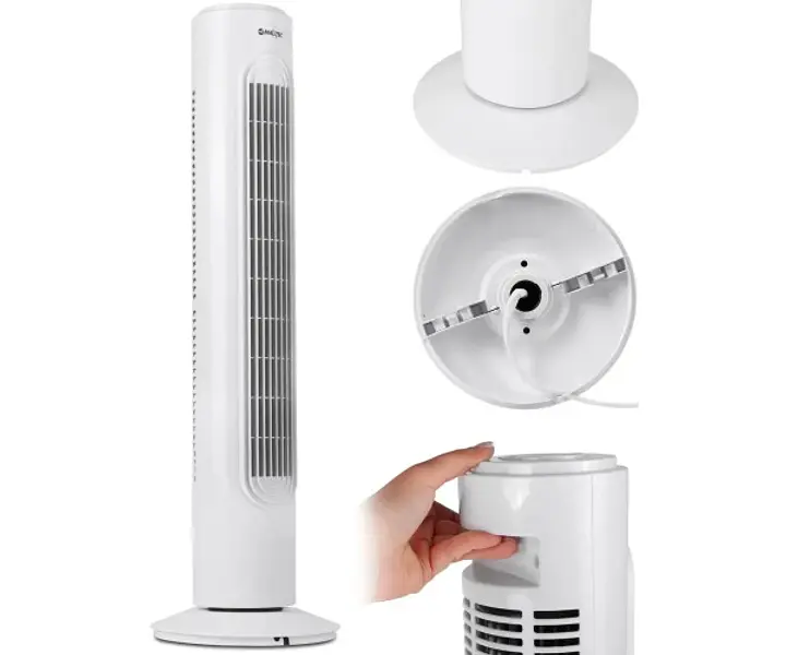 Вентилятор колонний підлоговий DOMOTEC MS-1627 45Вт Білий - фото 3