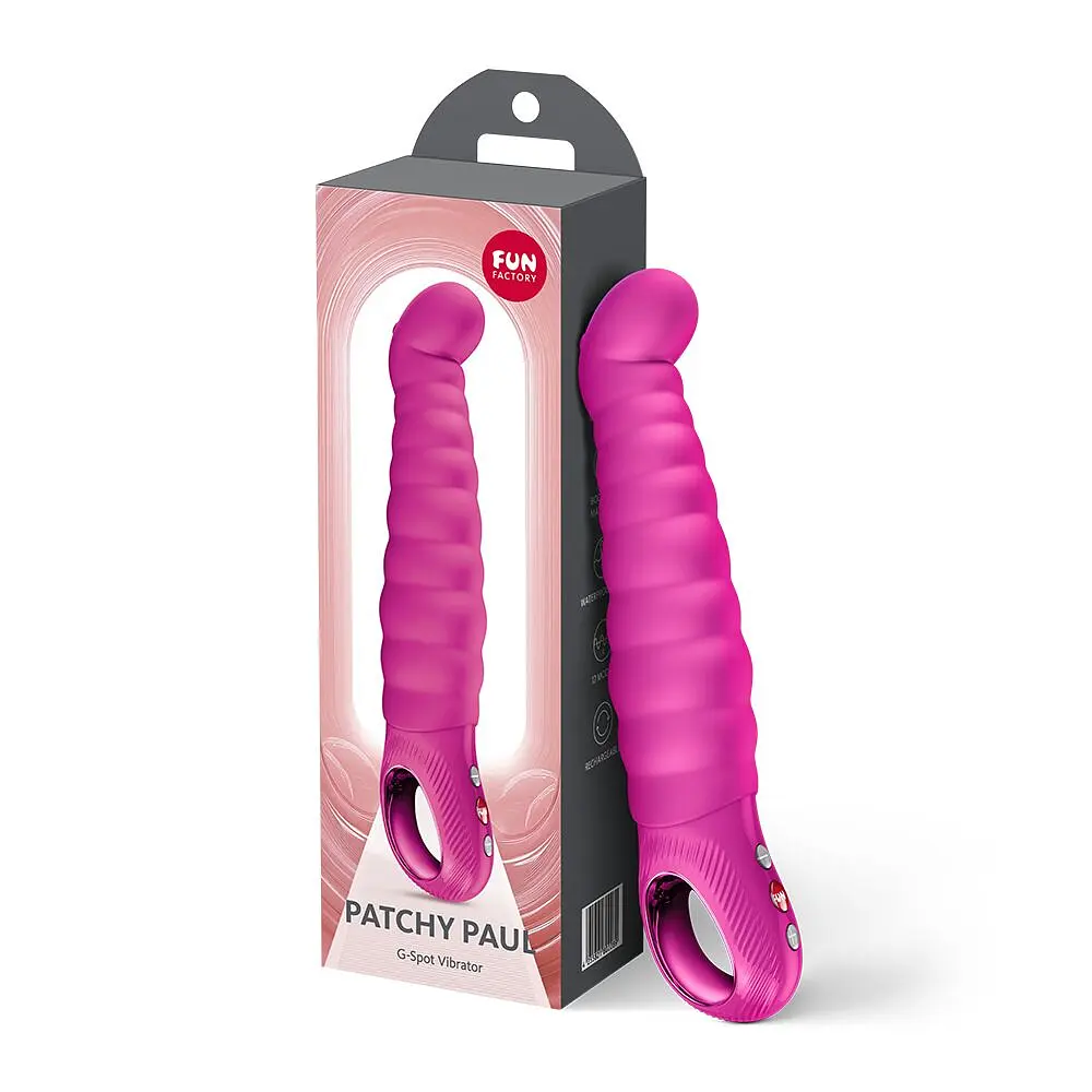 Вібратор точки G Fun Factory PATCHY PAUL Magenta, гнучкий, 12 режимів - фото 4