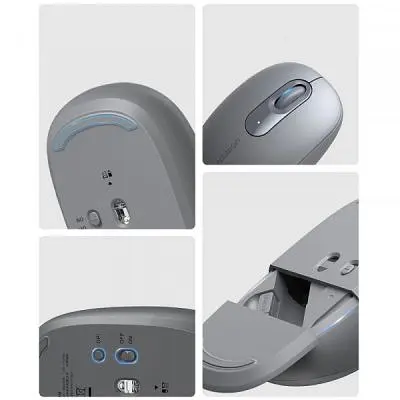 Мишка Ugreen MU105 Wireless Gray (90669) - фото 4