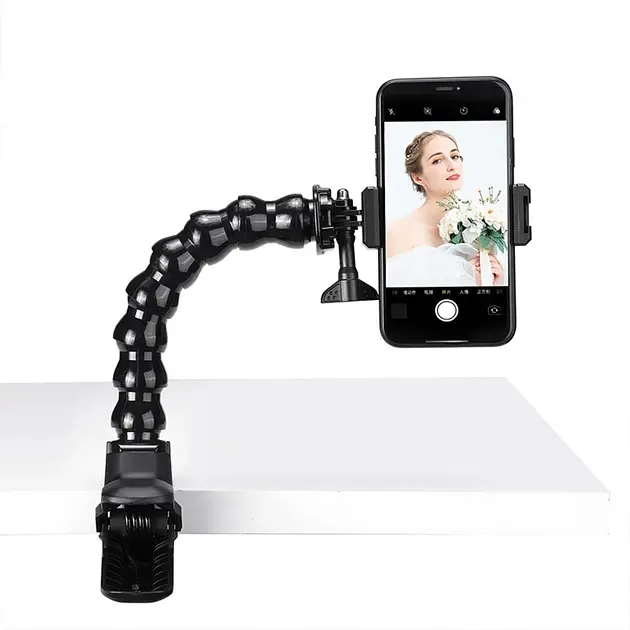 Тримач для телефона U-select Clamp Phone Mount with Adjustable Gooseneck UV-2997 MP-4 Black - фото 4