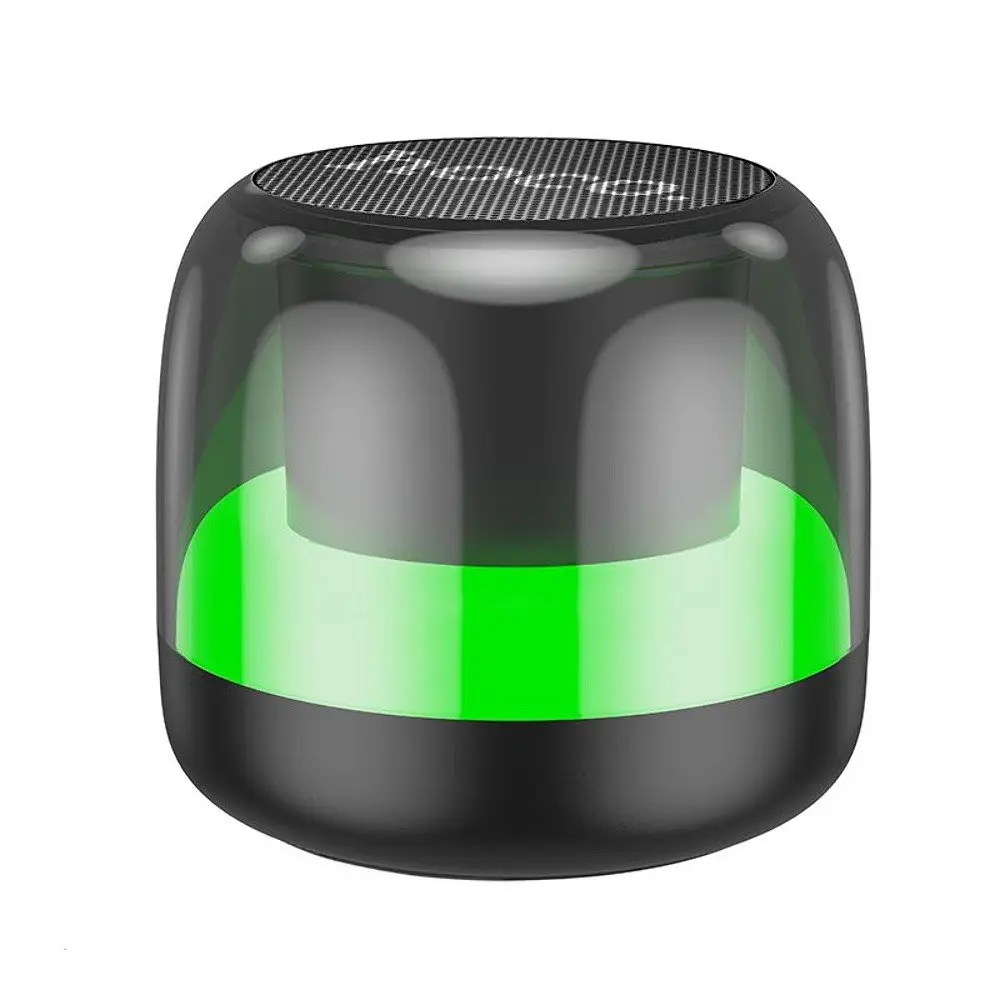 Портативна bluetooth колонка Hoco DS62 з LED підсвічуванням чорний - фото 4