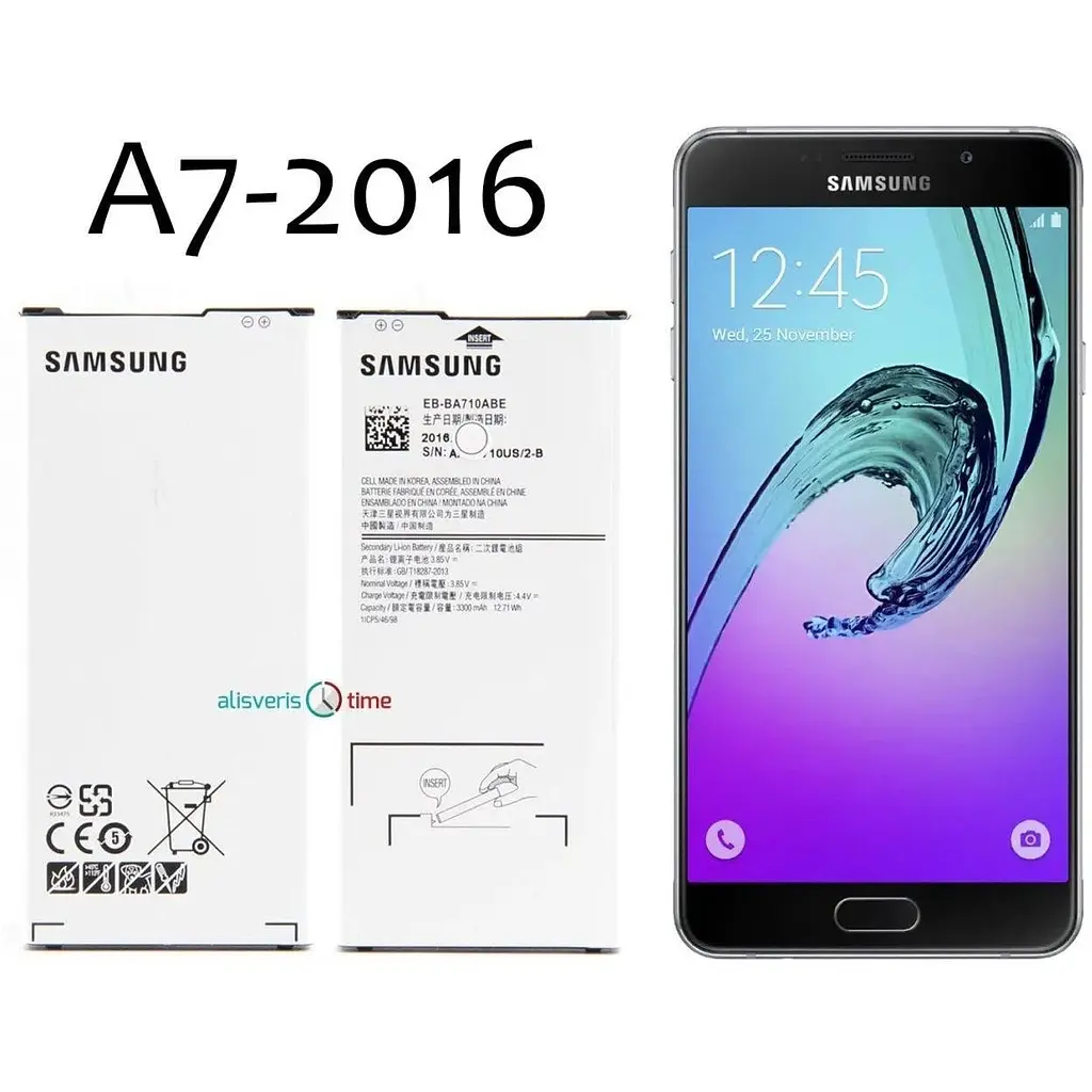 Акб OEM Samsung A710 Galaxy A7 2016 EB-BA710ABE - фото 3