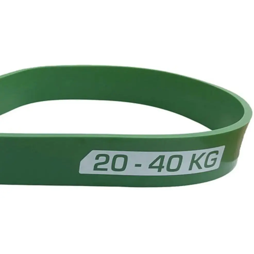 Резинка для фитнеса York Fitness 20-40кг - 2080x32x4,5 мм, зеленый - фото 4